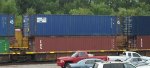 Unknown DTTX car with two containers